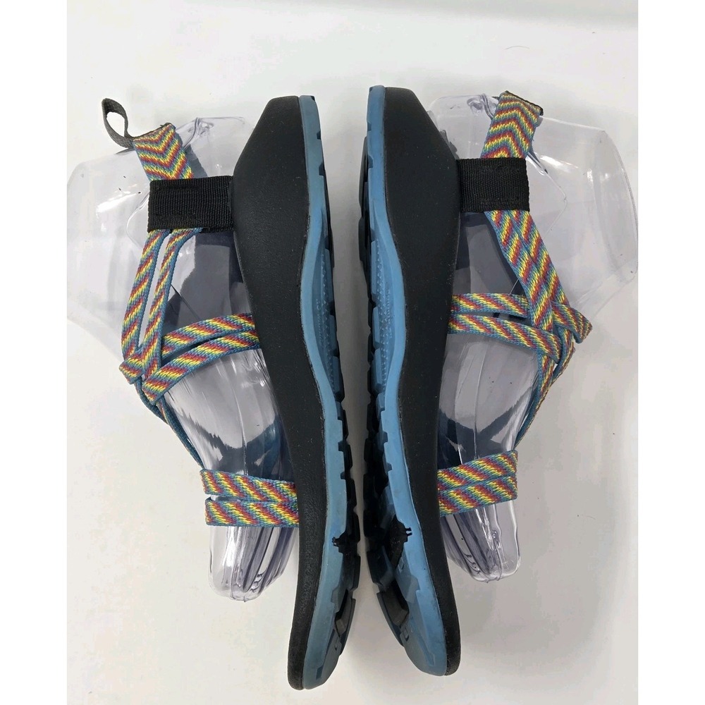 Chaco ZX/2 Classic Sport Rainbow Striped Two Strap Outdoor Hike Sandals Womens 6 - Picture 3 of 9